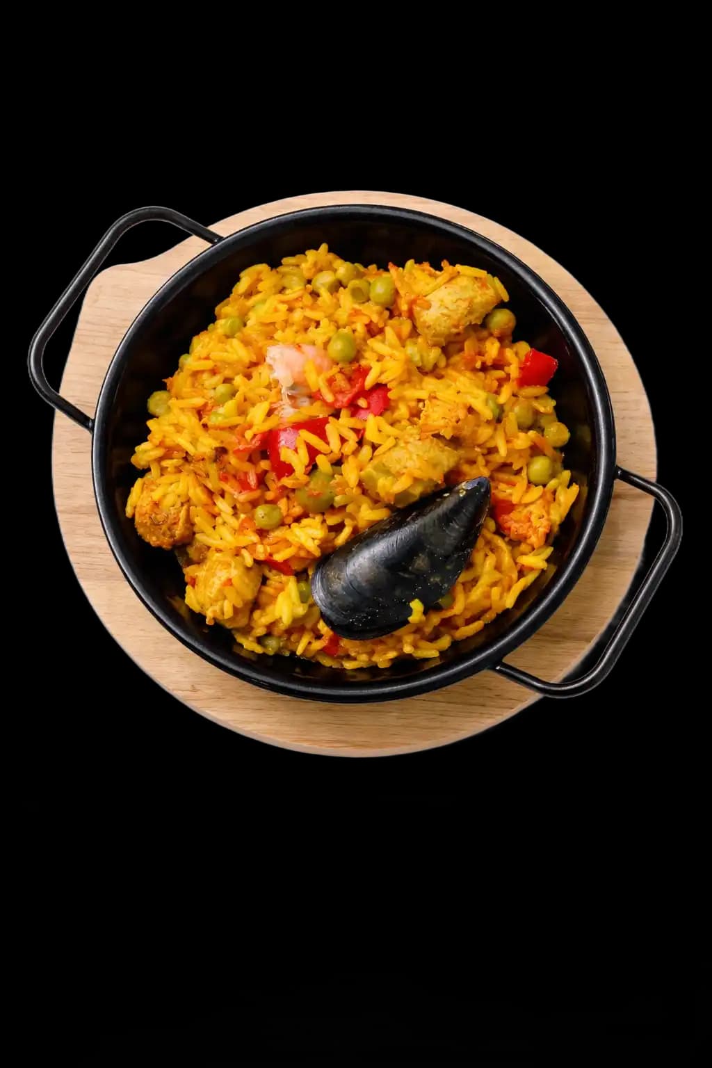 Paella Colorée en Fonte