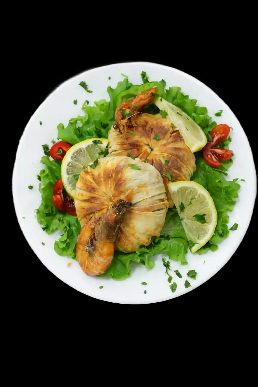 Poches de Pâte Filo et Crevettes