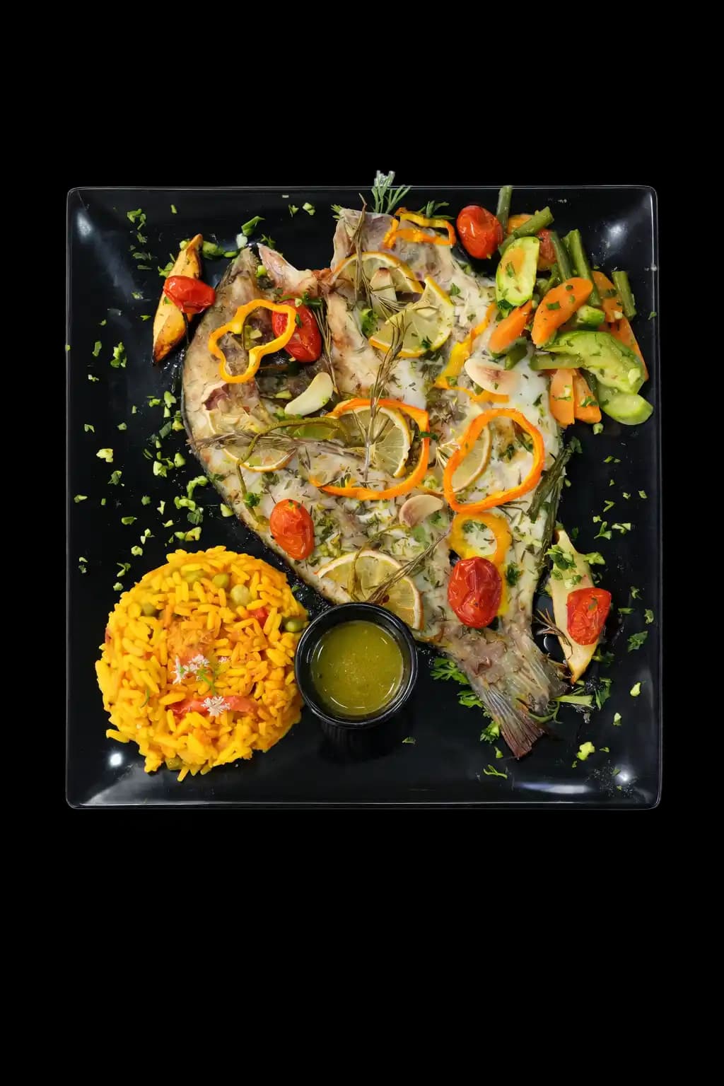 Riz Safrané & Poisson